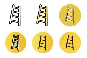 ladder in white background 4.eps vector