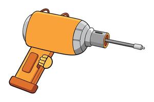 screwdriver with bright colors, ideal for labor day promotions, tool illustrations, DIY and home improvement concepts, on Transparent Background vector