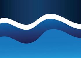 abstract waves, minimalist design, shades of blue background design vector