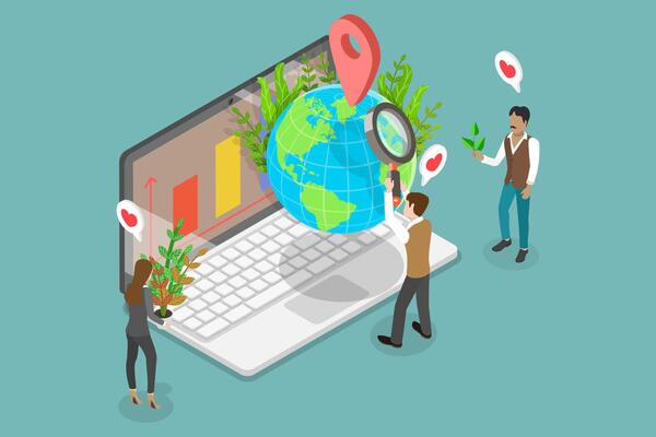 3D Isometric Flat Illustration of Environmental Awareness, Ecology Protection