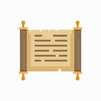 Basic Scrolls Ancient Icon vector