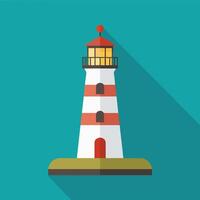 Basic Lighthouse Navigation Icon vector