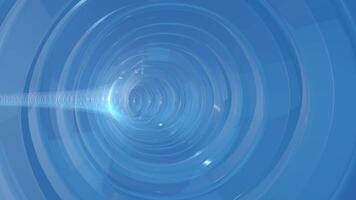 3D transparent circle Tunnel loop animation, motion element for creative project video