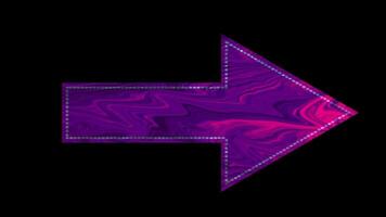 vintage directional arrow going left to right on the background for creative motion graphics video