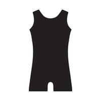 Gymnastics Toddler Dance Biketards Silhouette Illustration vector