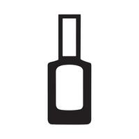 A bottle of perfume on a white background vector