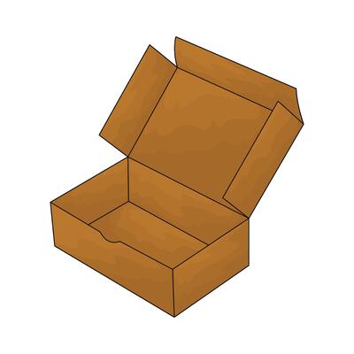 empty cardboard box