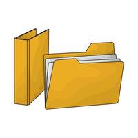 illustration of Backup file vector