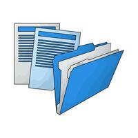 file and folder vector