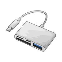 memory card reader vector
