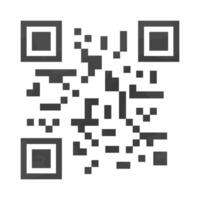 Delivery QR code vector