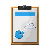 Presentation report illustration vector