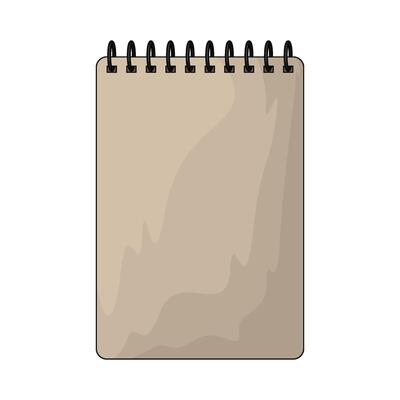 Presentation notepad illustration