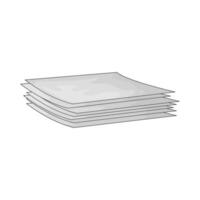 stack of paper tissue vector
