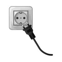 plug with socket vector