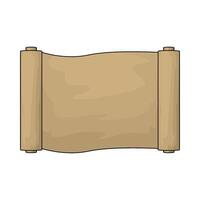 old paper roll vector