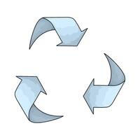 recycle symbol illustrations vector