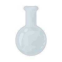 Empty Lab flask vector