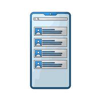 message sender list vector