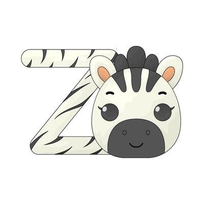 letter z for zebra
