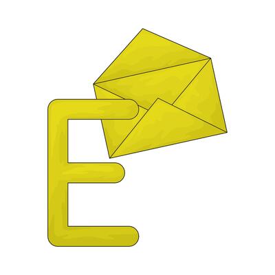 letter e for envelope