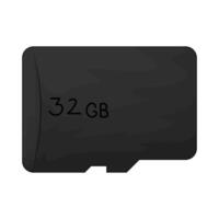 illustration of a memory card vector
