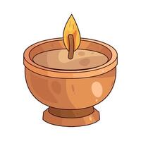 aromatherapy candles illustration vector