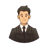 illustration of judge vector