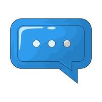illustration of typing a message vector
