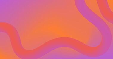 Orange Pink Gradient Abstract background with Fluid gradient Line vector