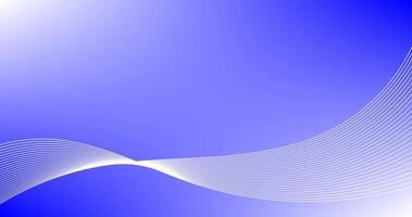 Abstract blue Gradient background with smooth lines illustration design element vector