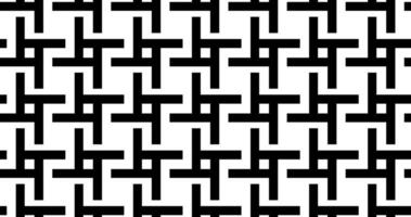 black geometric shapes pattern on white background vector