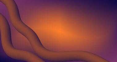 Purple Brown Gradient Abstract background with Gradient Purple Fluid Brown lines vector
