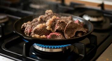 Searing Beef in Cast Iron - Home Cooking photo