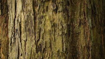 Close-Up of Brown Wood Tree Bark Texture photo