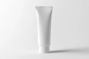 A tube of cream on a white background photo
