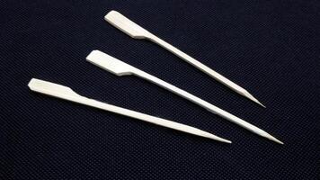 8. Bamboo Skewers isolated photo