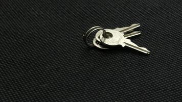 2. Small silver metal key isolated photo