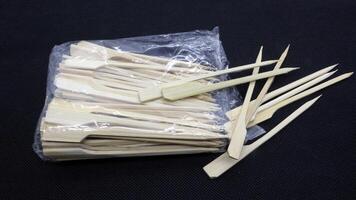 1. Bamboo Skewers isolated photo