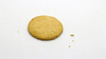 15. Close up of cheese cookies isolated photo