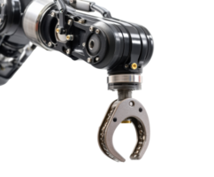 Robotic arm with gripping mechanism for precision handling tasks png