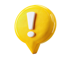 Attention symbol for warnings and notifications in design projects png