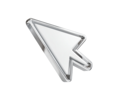 Creative cursor design for digital interface and web development png