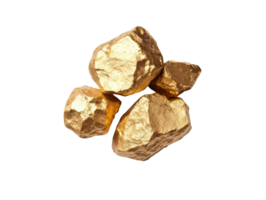 Golden nuggets for creative projects and design elements png
