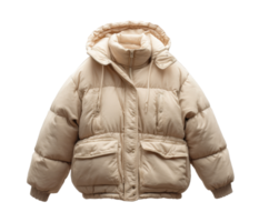 Cozy winter jacket for warmth and style in chilly weather png