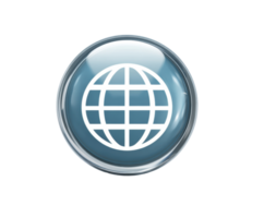 Global connectivity symbol for digital communication and networking png