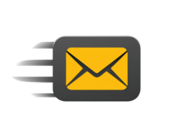 Mail delivery icon representing communication and messaging concepts png