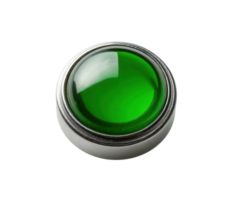 Green button for applications in design, technology and interfaces png