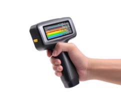 Handheld device for material testing and analysis in construction png