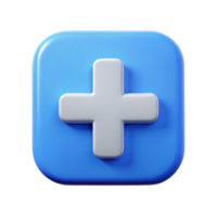 spectacular unparalleled Plus sign badge with rounded corners. Geometric, crisp edges, minimal with Scalable Design. png